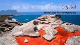  Presentation with point of view - Presentation theme having principal - alto do principe high view background and a light blue colored foreground