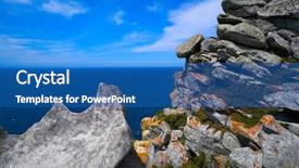  Presentation with point of view - Presentation theme consisting of principal - alto do principe high view background and a  colored foreground