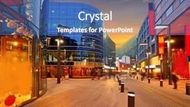  Presentation with commercial development - Audience pleasing slides consisting of principal - andorra la vella commercial area backdrop and a ocean colored foreground