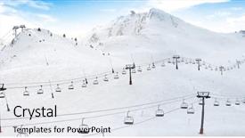  Presentation with principal - Presentation having principal - pas de la casa ski background and a white colored foreground