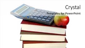  Presentation with principal - Beautiful presentation featuring principal students - books apple and computer isolated backdrop and a white colored foreground