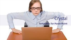  Presentation with principal - Amazing presentation design having principal students - office employee at work table backdrop and a  colored foreground