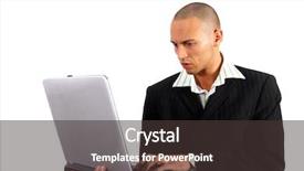  Presentation with laptop - PPT theme featuring principal students - working on my laptop stylish background and a dark gray colored foreground