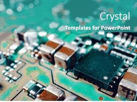 Printed Circuit Board Electronic Device PPT template 95 | CrystalGraphics