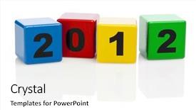  Presentation with building blocks - Cool new theme with printed on four building block backdrop and a white colored foreground