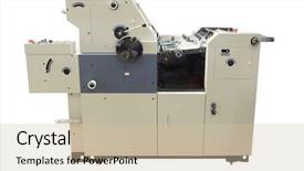  Presentation with 3d printing - PPT theme consisting of lust for tasty top view background and a lemonade colored foreground