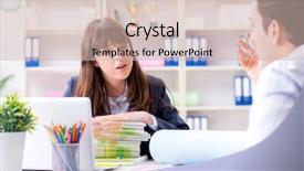  Presentation with customer perception - Beautiful theme featuring printed output - pulisher discussing book order backdrop and a soft green colored foreground