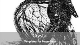  Presentation with ink - Audience pleasing presentation theme consisting of printing ink backdrop and a gray colored foreground