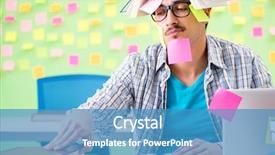  Presentation with student - Slide deck enhanced with priority learning - student with many conflicting priorities background and a  colored foreground