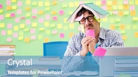  Presentation with student and covid - Audience pleasing PPT theme consisting of priority learning - student with many conflicting priorities backdrop and a  colored foreground