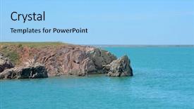  Presentation with missile - Theme with priozersk - former soviet anti-ballistic background and a light blue colored foreground