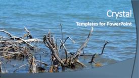  Presentation with kazakhstan - Beautiful presentation theme featuring priozersk - former soviet anti-ballistic backdrop and a  colored foreground