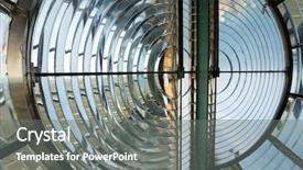  Presentation with prism - Beautiful PPT layouts featuring prism - huge fresnel lens backdrop and a gray colored foreground
