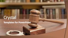  Presentation with law - Colorful presentation design enhanced with prison book - law concept photo - gavel backdrop and a tawny brown colored foreground