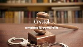  Presentation with prison - Presentation theme consisting of prison book - law concept photo - gavel background and a tawny brown colored foreground