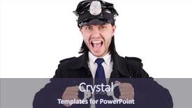  Presentation with funny - Amazing slide deck having prison officers - funny policeman isolated backdrop and a tawny brown colored foreground