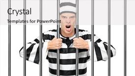  Presentation with jail - Audience pleasing slides consisting of rural dirt roads in underdeveloped backdrop and a tawny brown colored foreground