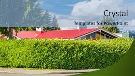  Presentation with privacy - PPT layouts enhanced with tasty birthday cake with candle background and a coral colored foreground