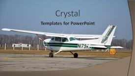  Presentation with cessna aircraft - Theme enhanced with private-cessna-aircraft-small-private background and a light blue colored foreground