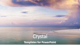  Presentation with soft colors - Audience pleasing presentation theme consisting of private dinner on the edge backdrop and a gray colored foreground