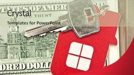  Presentation with equity - Audience pleasing PPT theme consisting of private equity - house keys and the hundred backdrop and a soft green colored foreground