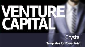  Presentation with equity - Cool new theme with private equity - venture capital written backdrop and a tawny brown colored foreground