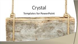  Presentation with signboard - Colorful PPT theme enhanced with private label - signboard isolated on a white backdrop and a white colored foreground