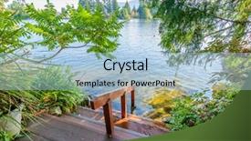  Presentation with vancouver - Theme consisting of private lake deck in vancouver canada background and a light blue colored foreground