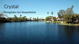  Presentation with access - Amazing presentation theme having private lake with homes and boats in lake forest california lake forest has many private lakes with limited access to the general public making it an ideal and serene location to live life backdrop and a light blue colored foreground
