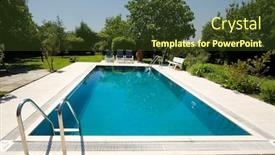  Presentation with country - Colorful theme enhanced with private-pool-of-a-country backdrop and a  colored foreground