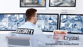  Presentation with property - PPT layouts with private property and modern technology background and a  colored foreground