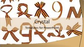  Presentation with prize - Slide set featuring prize day - collection set of black orange background and a coral colored foreground