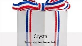  Presentation with stripe - Slides having prize day - present white box wrap stripe background and a light gray colored foreground