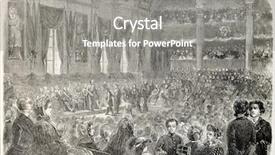  Presentation with prize - Slide deck having prize giving ceremony inside background and a  colored foreground