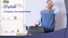  Presentation with anatomy - Audience pleasing PPT layouts consisting of prize presentation - young lecturer teacher teaching anatomy backdrop and a  colored foreground