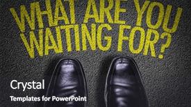  Presentation with team business top view - Colorful PPT layouts enhanced with proactive concept - top view of business shoes backdrop and a dark gray colored foreground