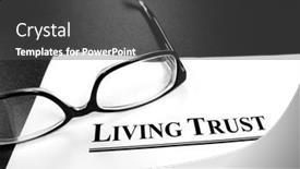  Presentation with estate planning - Slides enhanced with probate-last-will-and-testament background and a dark gray colored foreground