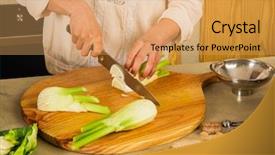  Presentation with preserved - Beautiful theme featuring probiotic - preparing fermented preserved vegetables cabbage backdrop and a coral colored foreground