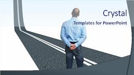  Presentation with street - Slide set enhanced with giove - temple of concordia background and a coral colored foreground.