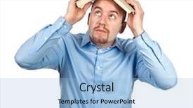  Presentation with book - Colorful slide set enhanced with probl mes - man cover himself with book backdrop and a  colored foreground