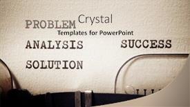  Presentation with problem solution - Amazing PPT layouts having problem-analysis-solution-and-success backdrop and a lemonade colored foreground