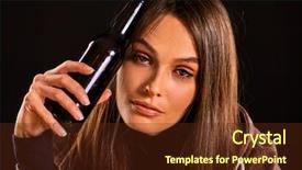  Presentation with social problem - Amazing PPT layouts having problem female drinking is cause backdrop and a tawny brown colored foreground