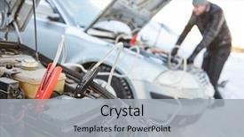  Presentation with winter weather - Beautiful presentation featuring problem in winter cold weather backdrop and a light gray colored foreground