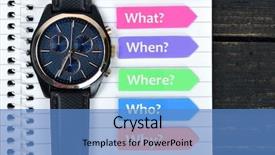  Presentation with questions - Slide deck enhanced with problem list - questions text on sticky colorful background and a teal colored foreground