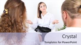  Presentation with marriage family therapy - Audience pleasing PPT theme consisting of problem on reception for family backdrop and a light blue colored foreground