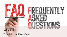  Presentation with marker - Slide set having problem resolution - hand with marker writing background and a lemonade colored foreground