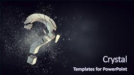  Presentation with media - PPT theme consisting of problem solving concept mixed media background and a wine colored foreground