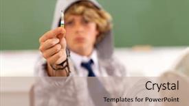  Presentation with high school - Colorful slide set enhanced with problematic high school student smoking backdrop and a  colored foreground