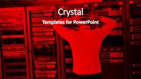  Presentation with disaster - Audience pleasing theme consisting of problems and looking for disaster backdrop and a crimson colored foreground