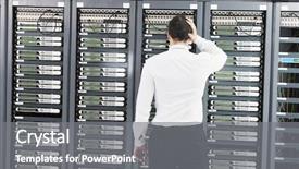  Presentation with business networking - Cool new theme with problems and looking for disaster backdrop and a  colored foreground